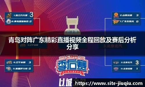 青岛对阵广东精彩直播视频全程回放及赛后分析分享